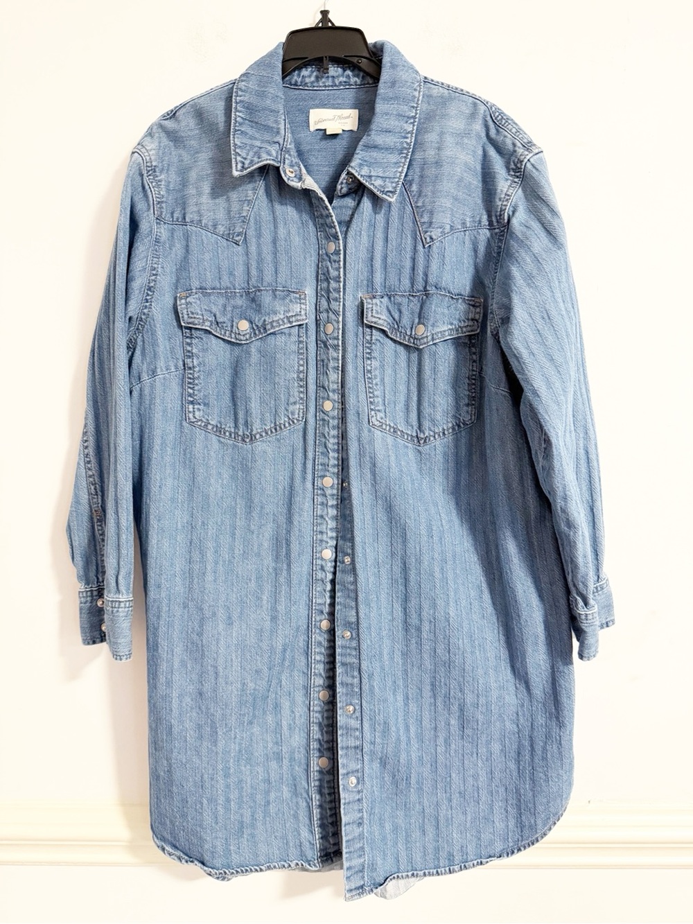 Universal Thread Denim Shirt Dress Medium Wash M